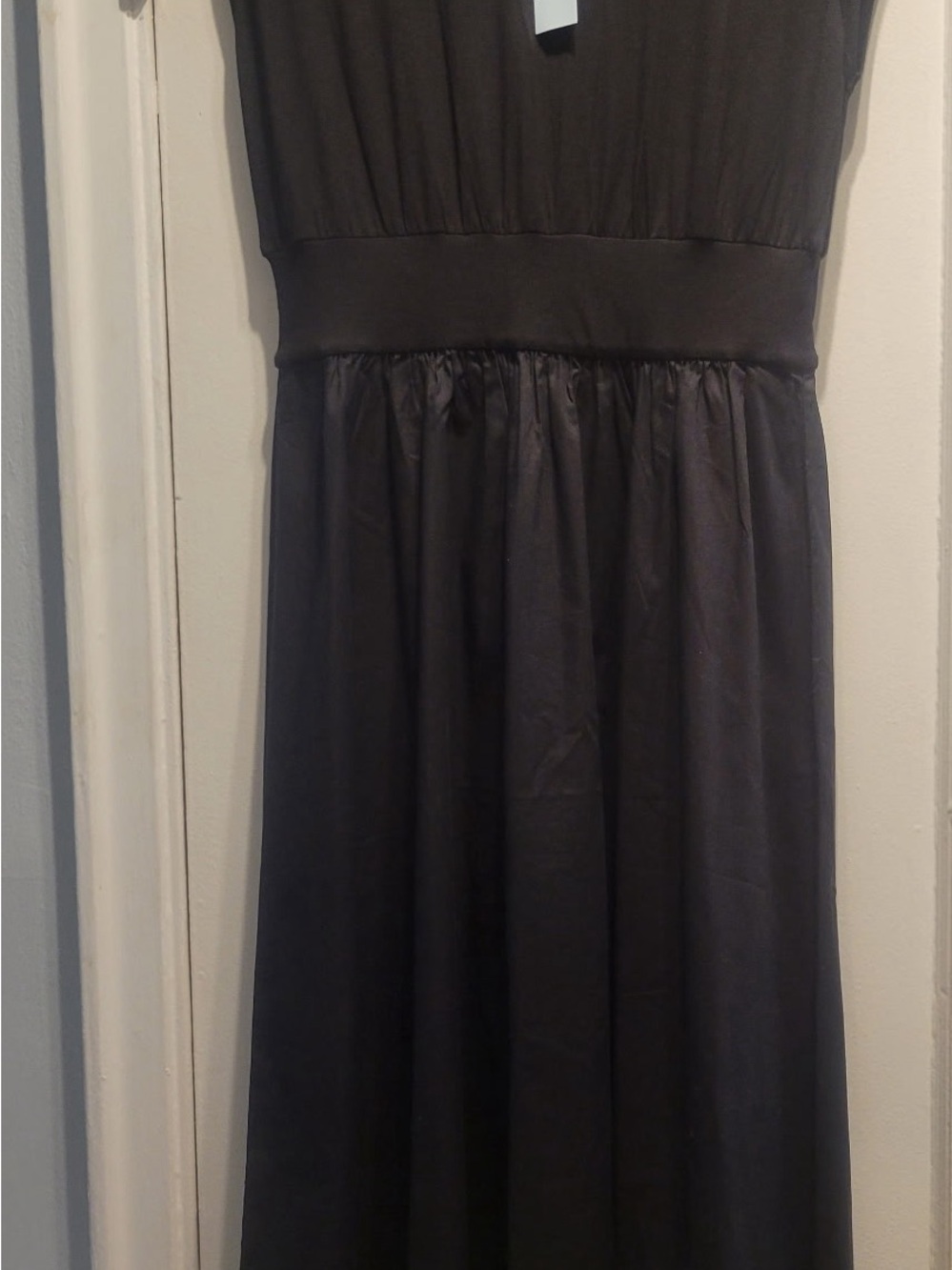 Loft Sleeveless Black Women's Maxi Dress Size Medium Petite NWT